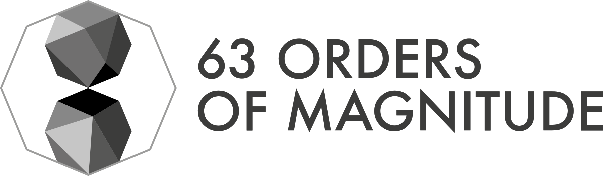 63 orders of magnitude